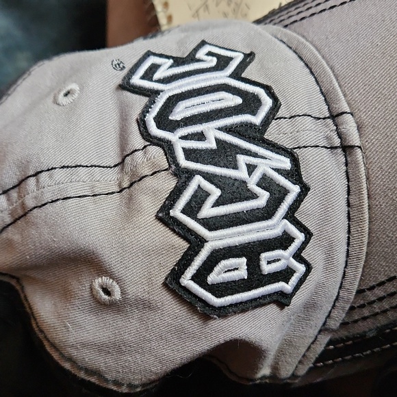 AC/DC womans distressed black and gray ball cap - Picture 13 of 14